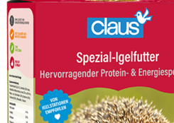 Artgerechte Spezialmischung für hilfsbedürftige Igel mit Fleisch, Insekten und Ei